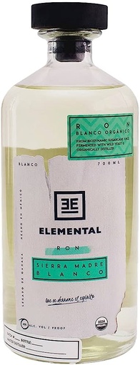 RON ELEMENTAL BLANCO Orgánico 750 ml 42°